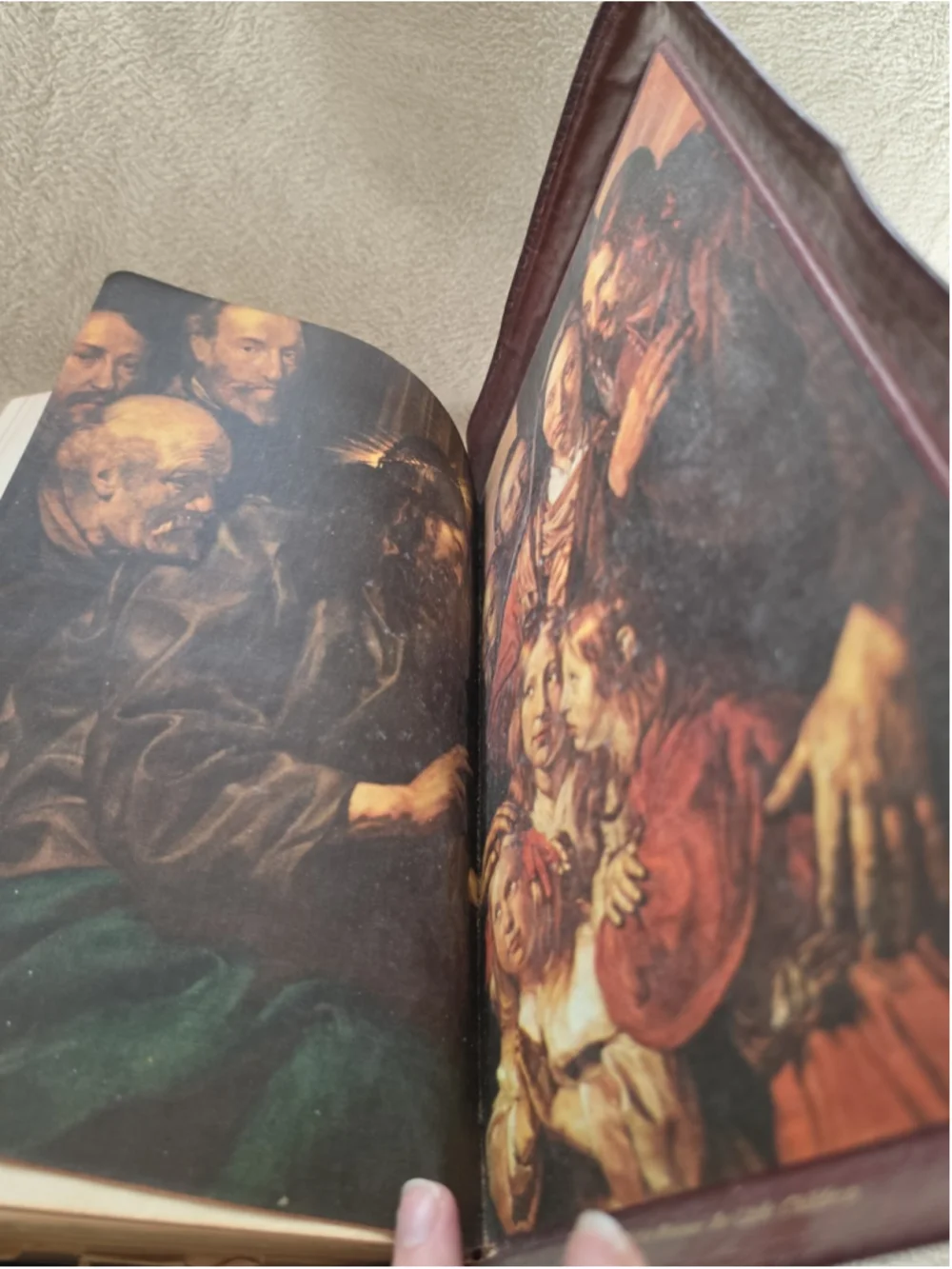 Vintage 1953 Family Rosary Edition Holy Bible - Catholic Press, Rev. O'Connell